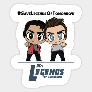 Save Legends Of Tomorrow - Behrad and Nate Sticker